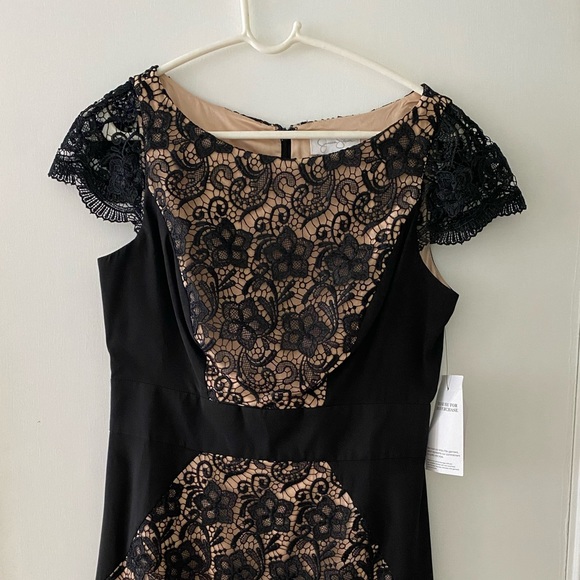 NWT Jessica Simpson Black lace cocktail dress! - Picture 1 of 5